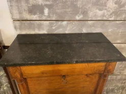 Secretaire style louis xvi en noyer fin xixeme avec tiroirs