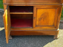 Secrétaire à abattant ancien en noyer – époque Louis-Philippe (XIXe si