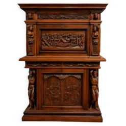 Secrétaire à abattant de style Renaissance, XIXe siècle