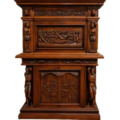 Secrétaire à abattant de style Renaissance, XIXe siècle