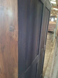 Secrétaire à abattant en ronce de noyer – époque Restauration, XIXe siècle