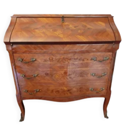 Secrétaire à abattant Louis XV en bois de rose