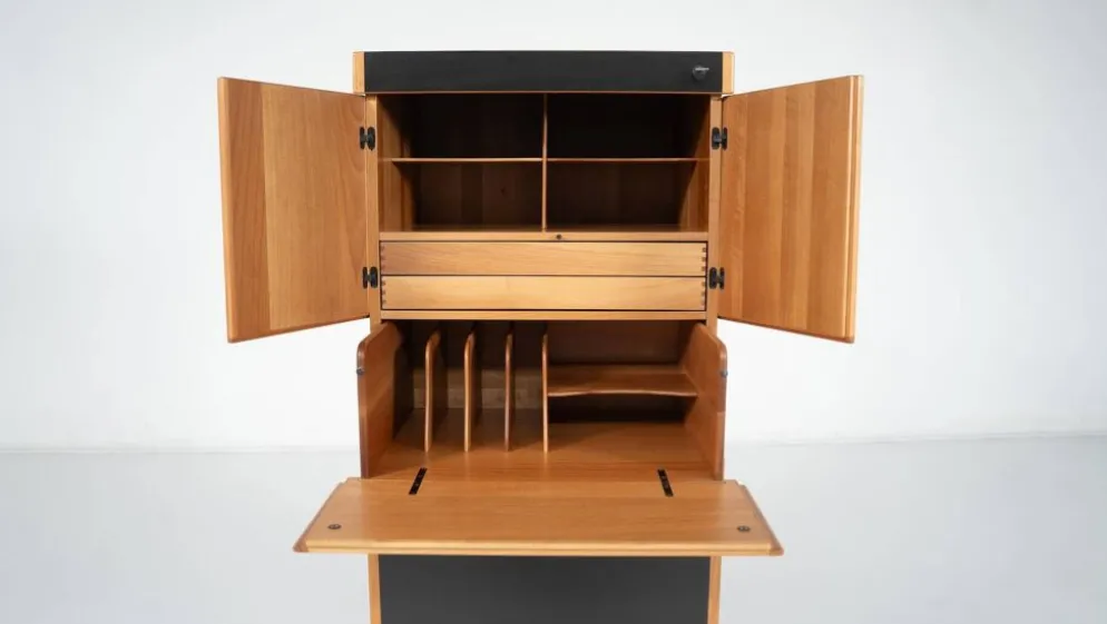 Secrétaire Accademia par Afra & Tobia Scarpa pour Stildomus, Italie, années 1970.