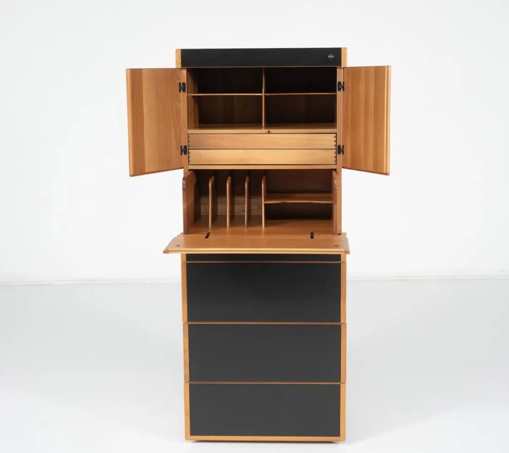 Secrétaire Accademia par Afra & Tobia Scarpa pour Stildomus, Italie, années 1970.