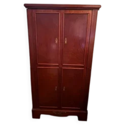 Secrétaire Art Déco en acajou – meuble de bureau ancien transformable