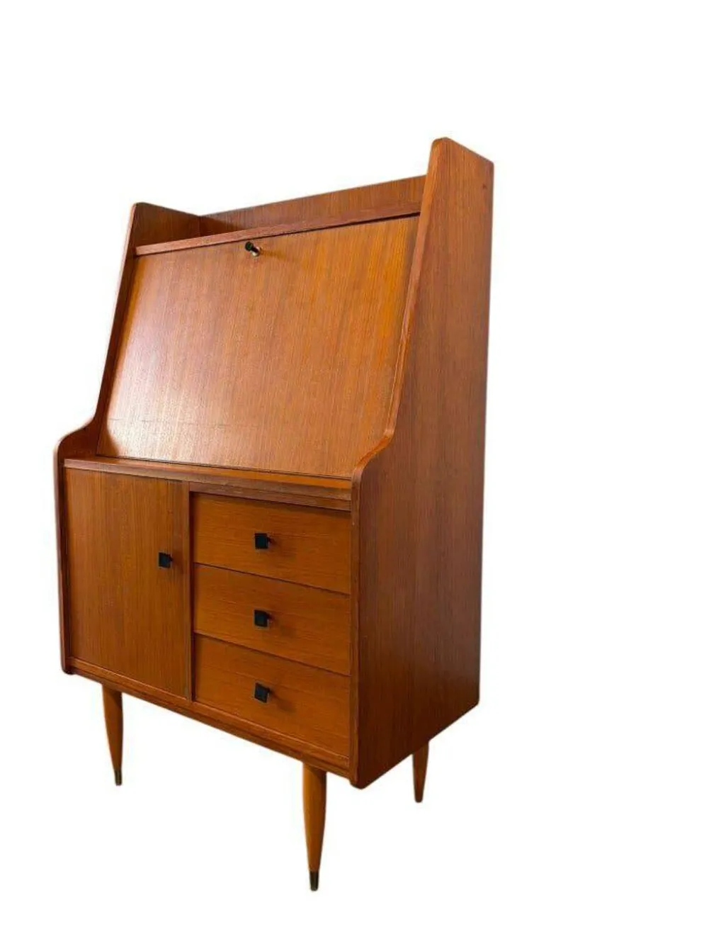Secrétaire/bar/meuble vintage en bois