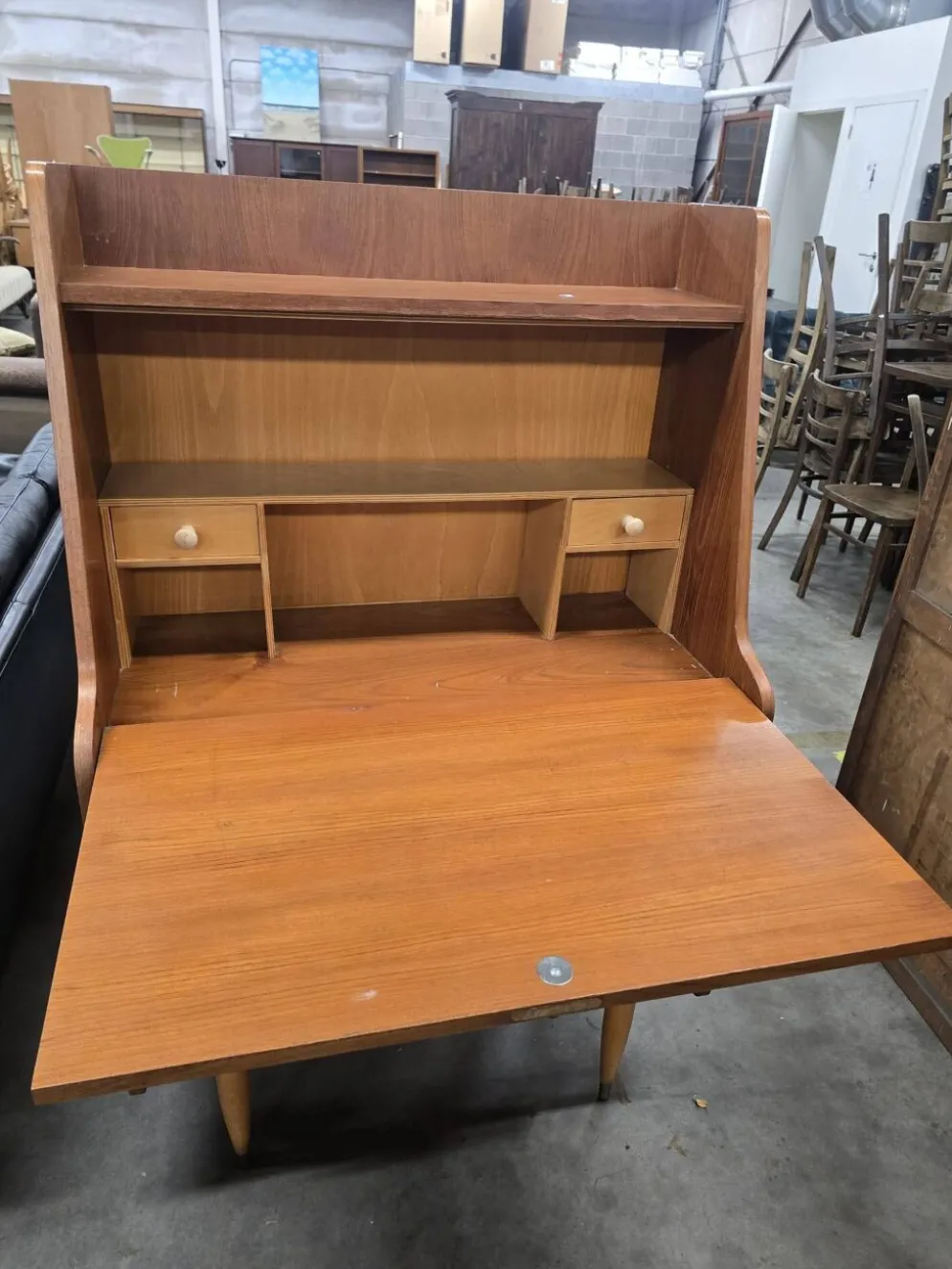 Secrétaire/bar/meuble vintage en bois
