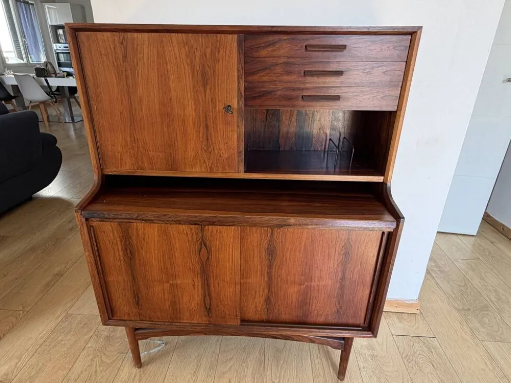 Secrétaire / bar vintage scandinave