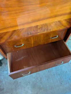 Secrétaire bibliothèque bureau d'appoint année 60 style scandinave