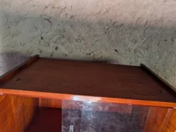 Secrétaire bibliothèque bureau d'appoint année 60 style scandinave