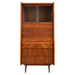 Secrétaire bibliothèque bureau d'appoint année 60 style scandinave