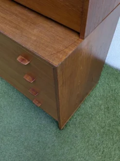 Secrétaire bibliothèque commode modulable Wegner( RY Møbler) teck 50's