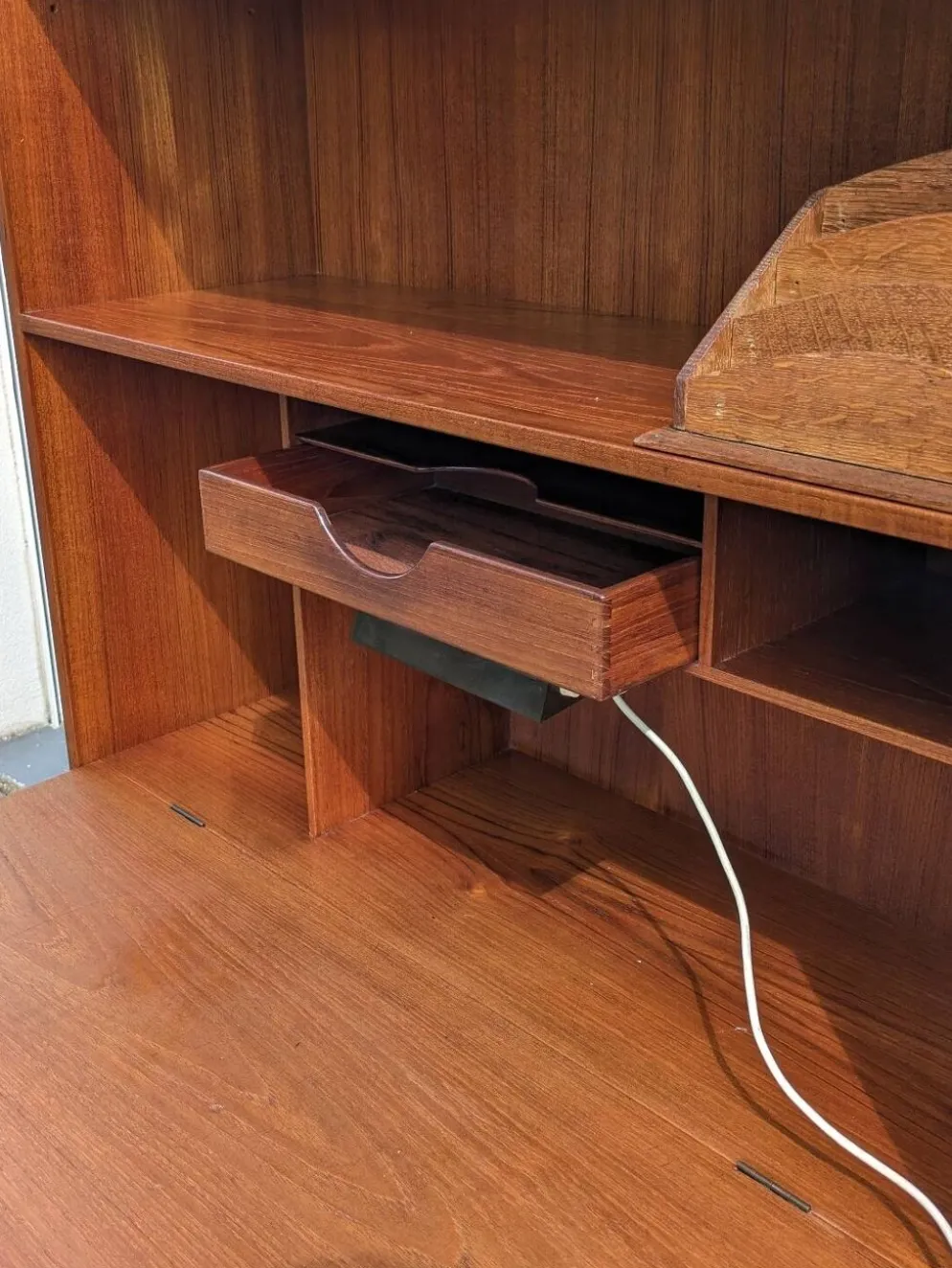 Secrétaire bibliothèque commode modulable Wegner( RY Møbler) teck 50's