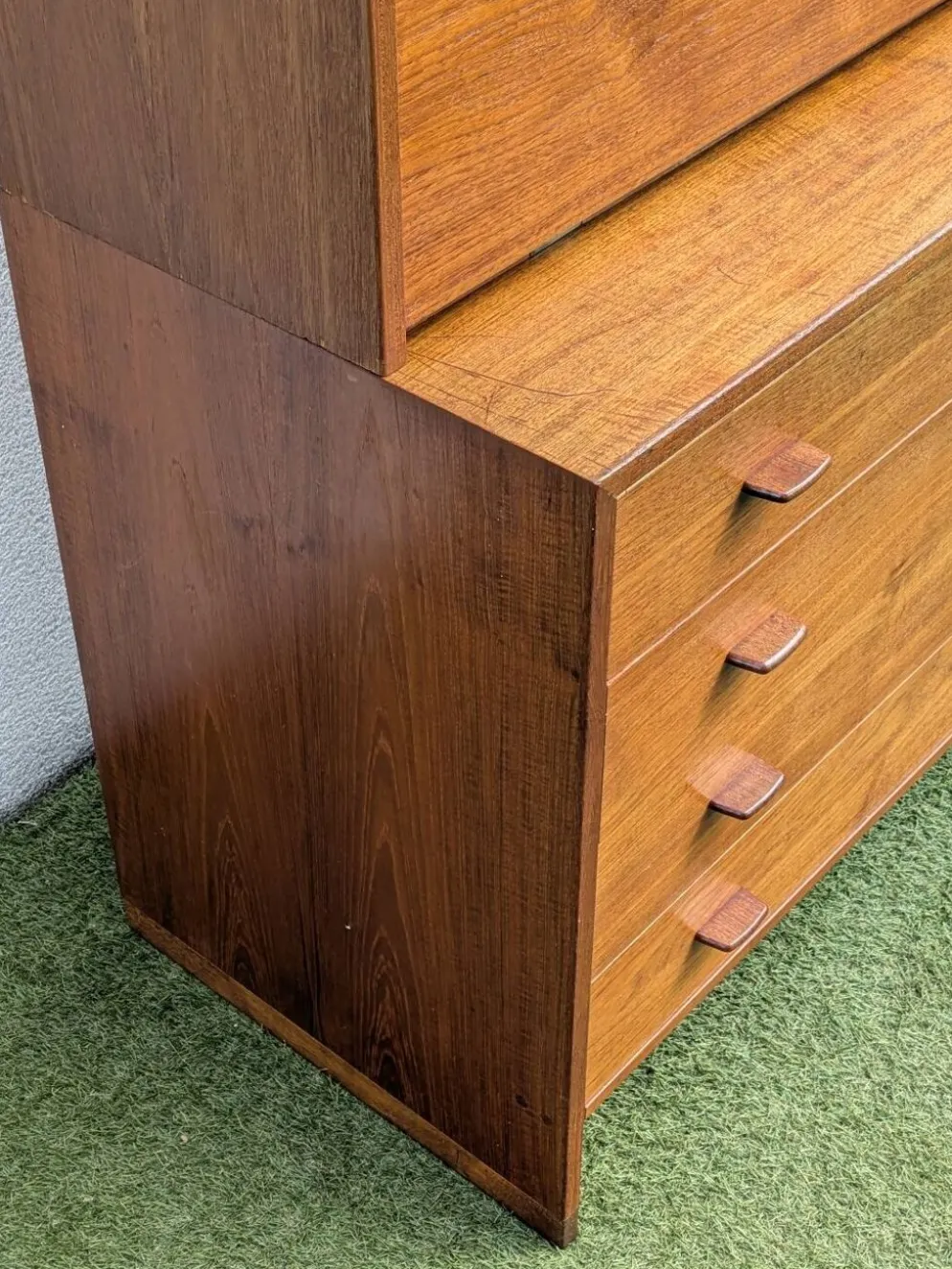 Secrétaire bibliothèque commode modulable Wegner( RY Møbler) teck 50's