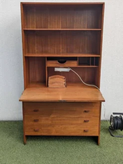 Secrétaire bibliothèque commode modulable Wegner( RY Møbler) teck 50's