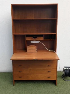 Secrétaire bibliothèque commode modulable Wegner( RY Møbler) teck 50's