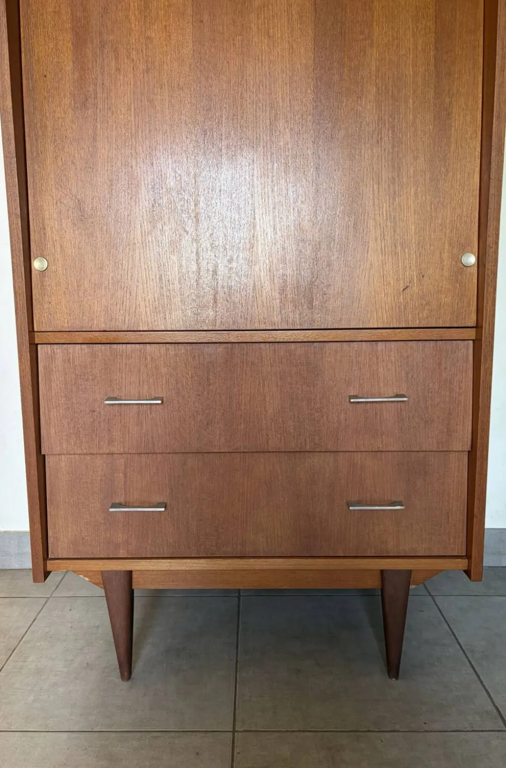 Secrétaire bibliothèque vintage scandinave