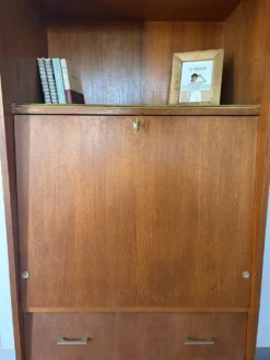 Secrétaire bibliothèque vintage scandinave