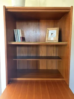Secrétaire bibliothèque vintage scandinave