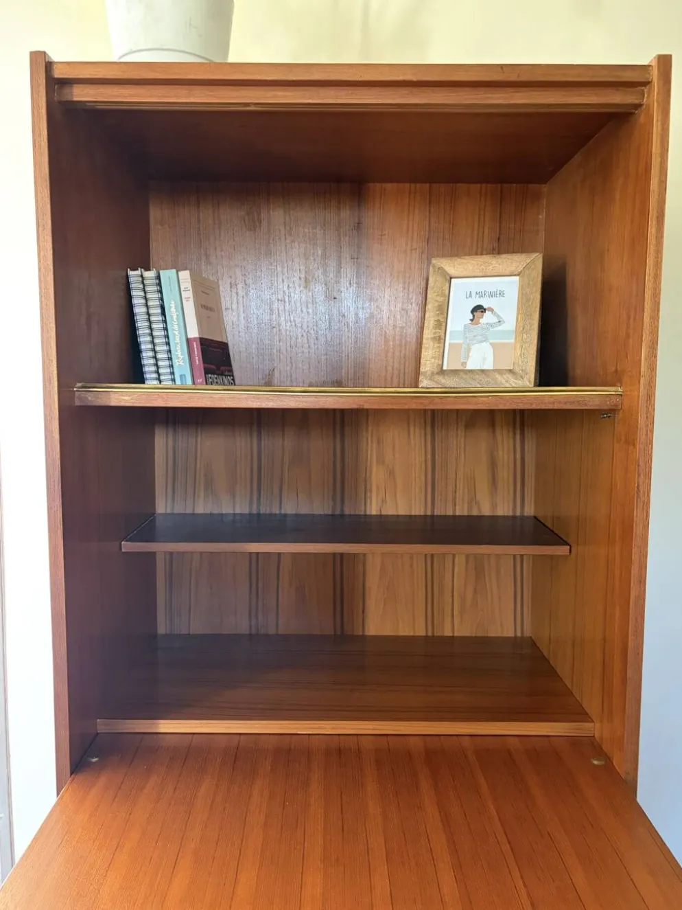 Secrétaire bibliothèque vintage scandinave