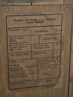 Secrétaire / Bureau deux tons Frantisek Mezulanik pour Up Zavody 1960