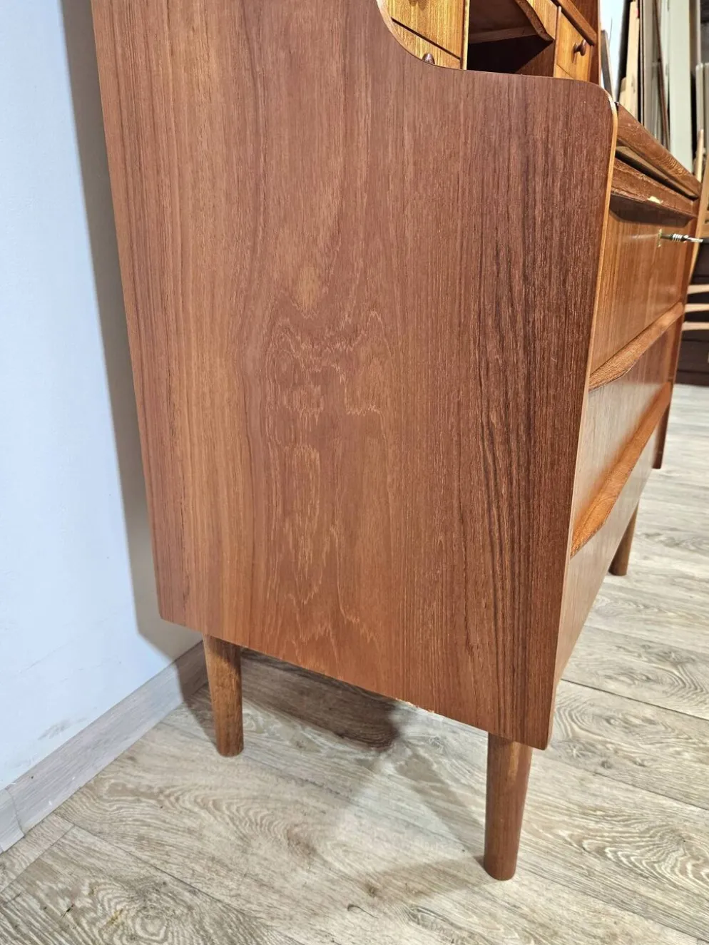 Secrétaire / Coiffeuse en teck, design danois, années 1960.