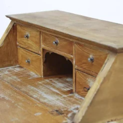 Secrétaire / Commode Peinte de Style Ferme Rustique