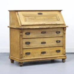 Secrétaire / Commode Peinte de Style Ferme Rustique