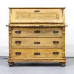 Secrétaire / Commode Peinte de Style Ferme Rustique