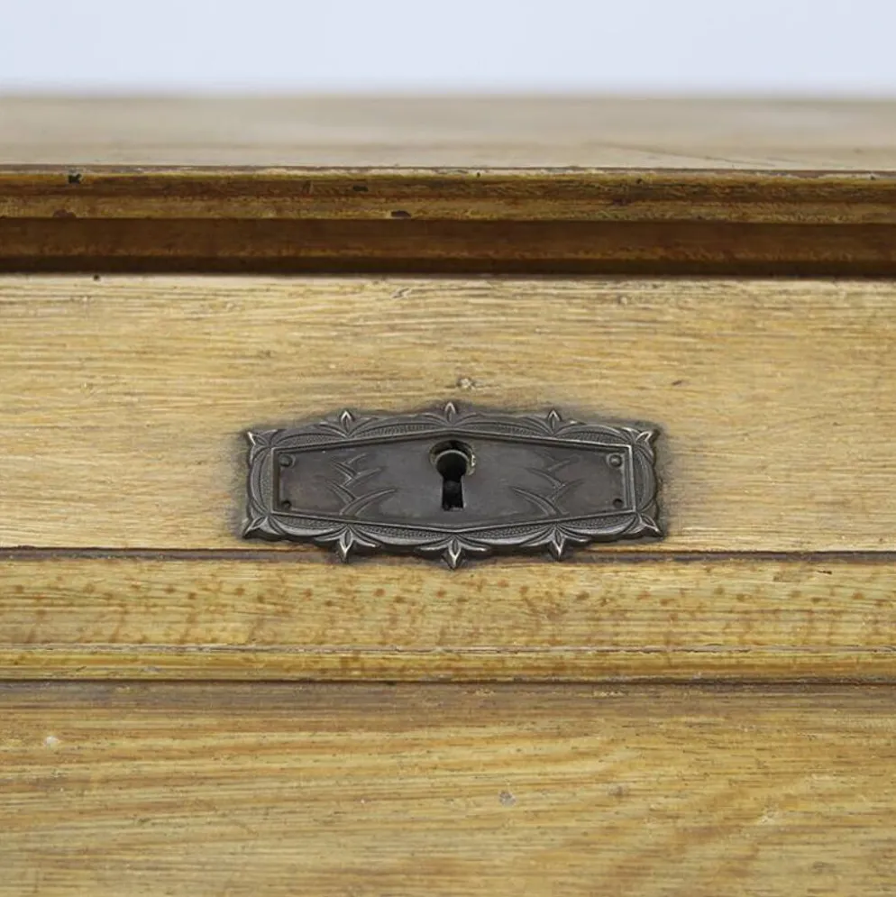 Secrétaire / Commode Peinte de Style Ferme Rustique