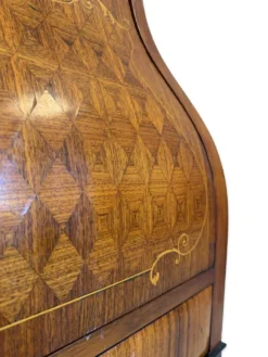 Secrétaire crédence en marqueterie de style Louis XV italien du milieu du siècle, 1960