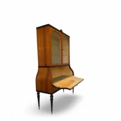 Secrétaire crédence en marqueterie de style Louis XV italien du milieu du siècle, 1960