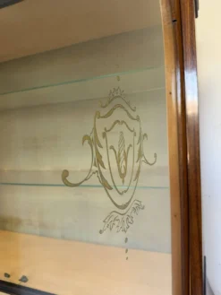 Secrétaire crédence en marqueterie de style Louis XV italien du milieu du siècle, 1960