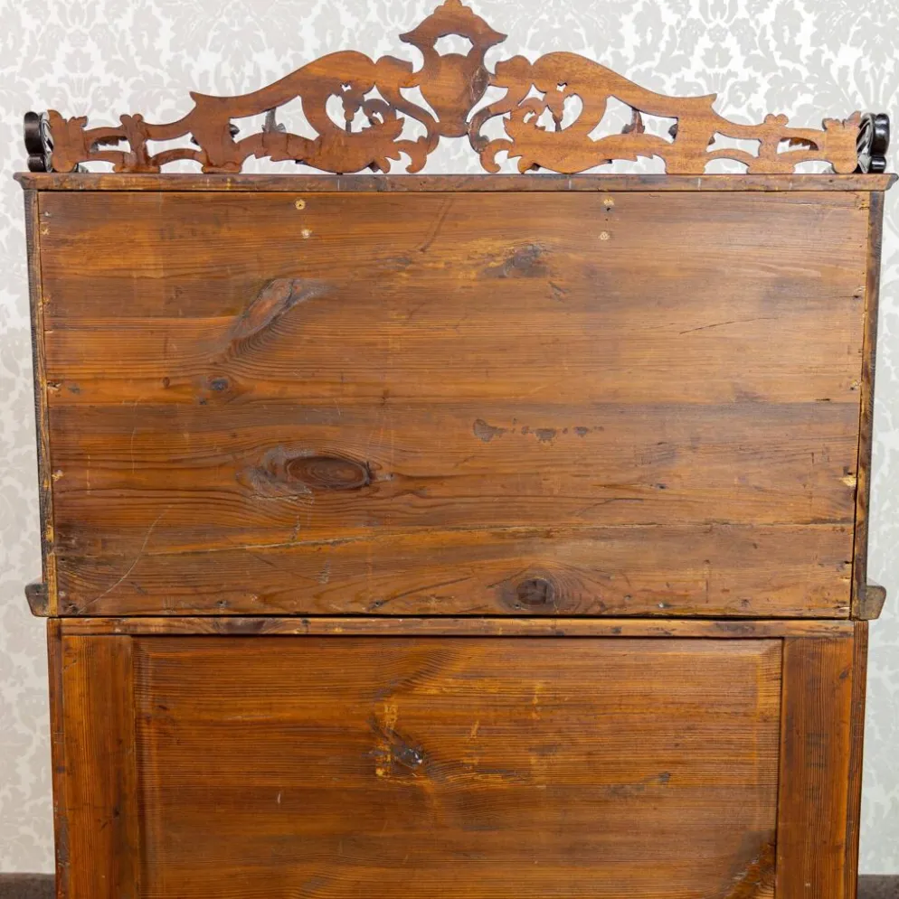 Secrétaire à cylindre Louis-Philippe en acajou 1850-1870