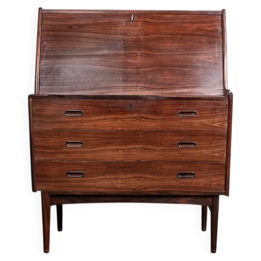 Secrétaire danois en palissandre modèle 37 par Arne Wahl Iversen 1960