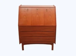 Secrétaire des années 1960 Bernhard Pedersen & Fils en teck