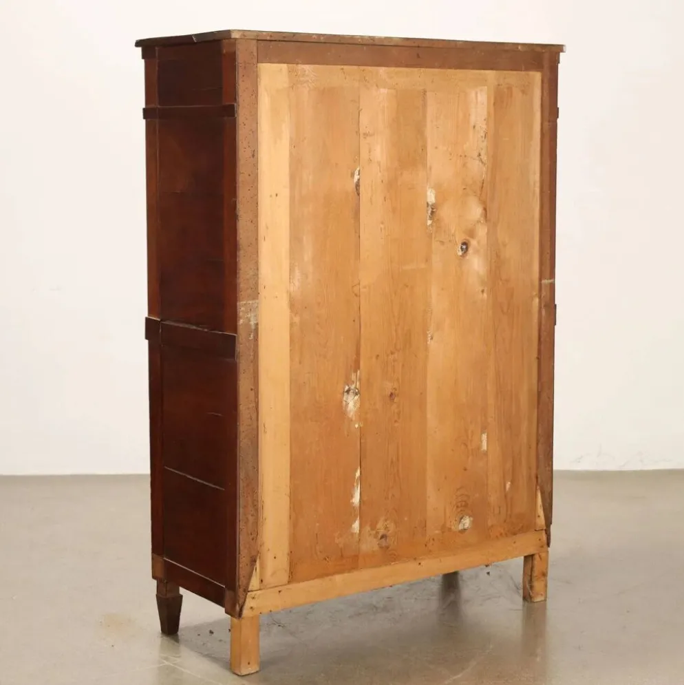 Secrétaire Directoire ancien en noyer, Italie, XVIIIe siècle