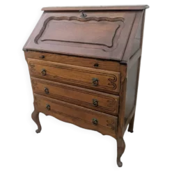 Secrétaire dos d'âne bureau chêne