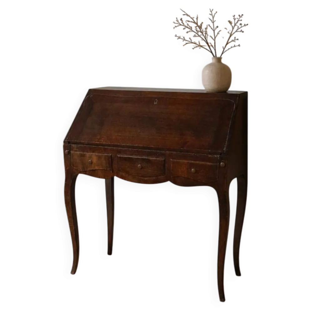 Secrétaire dos d'âne ou bureau de pente style Louis XV