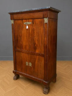 Secrétaire d’époque Empire en acajou et bronze doré