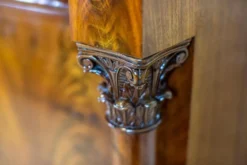 Secrétaire en acajou Biedermeier antique, 1850