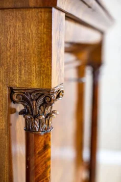 Secrétaire en acajou Biedermeier antique, 1850