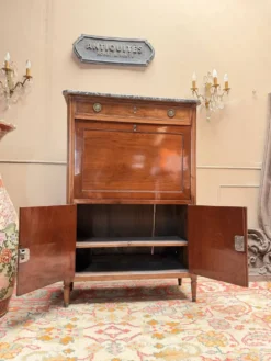 SECRÉTAIRE EN ACAJOU D’ÉPOQUE LOUIS XVI XVIII EME SIÈCLE