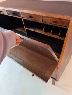 Secrétaire en bois de rose par Bernhard Pedersen & Sohn