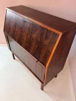 Secrétaire en bois de rose par Bernhard Pedersen & Sohn