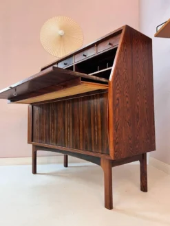 Secrétaire en bois de rose par Bernhard Pedersen & Sohn