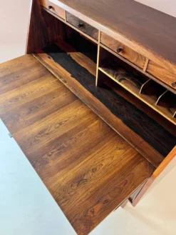 Secrétaire en bois de rose par Bernhard Pedersen & Sohn