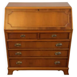 Secrétaire en cerisier avec marqueterie par Heldense Exclusive