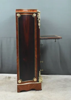 Secrétaire en marqueterie de bois précieux, époque Napoléon III – Milieu XIXe
