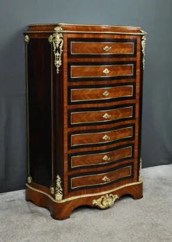Secrétaire en marqueterie de bois précieux, époque Napoléon III – Milieu XIXe